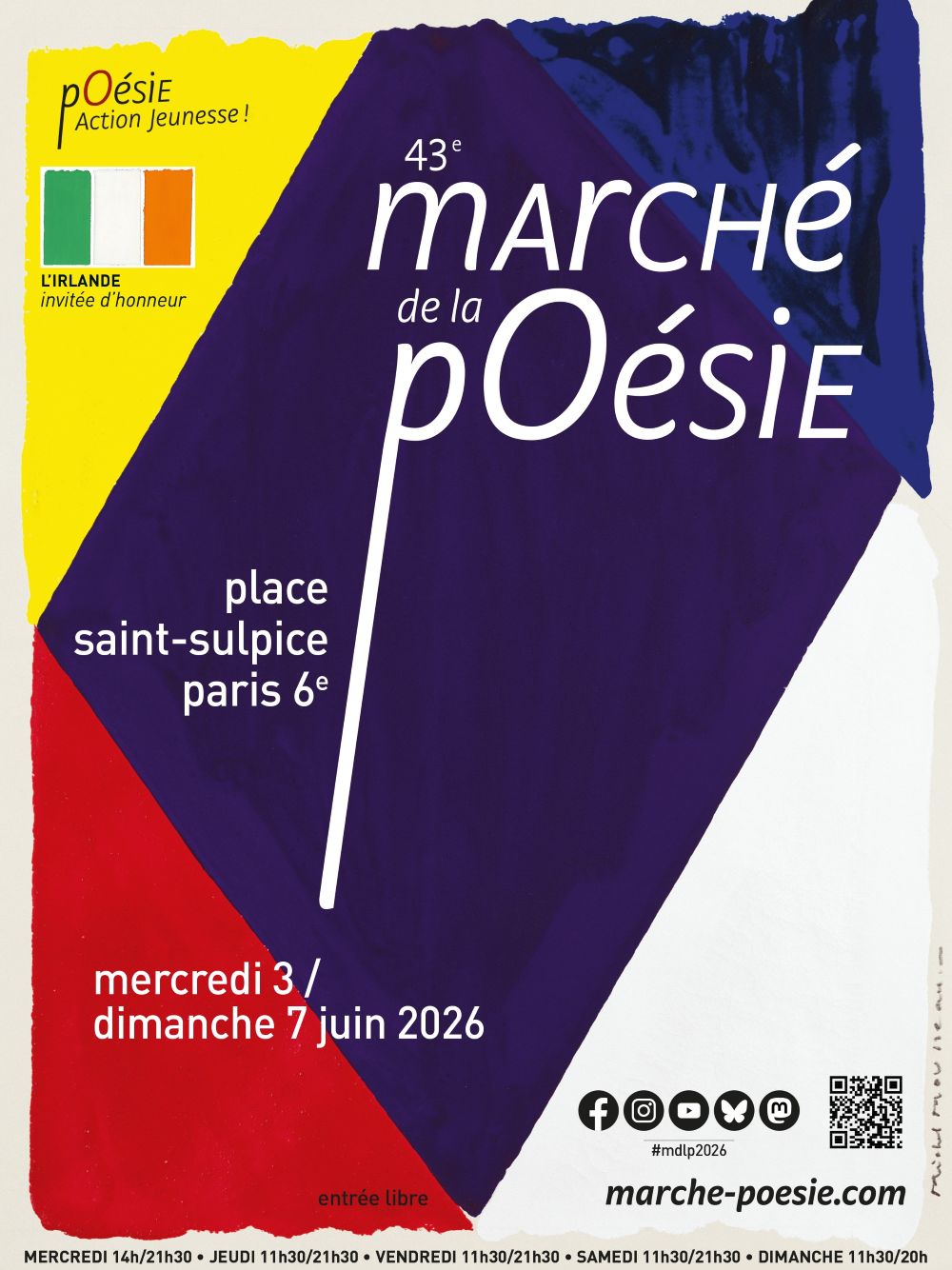La revue Pourtant est au Marché de la Poésie 2026